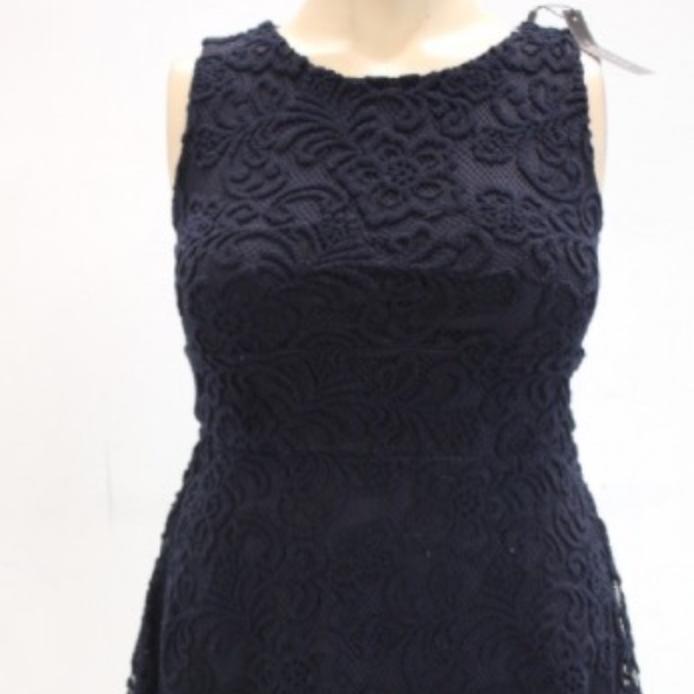 NWT Metaphor Women's Size 12 Navy Blue Dress